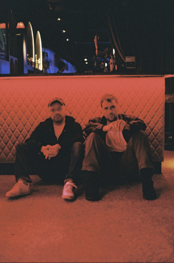 cheapcuts duo orange backdrop